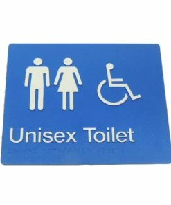 Tim The Sign Man UNISEX DISABLED TOILET SIGN Toilet & Shower Signage